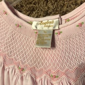 Smocked girls dress